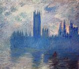 Houses of Parliament Westminster by Claude Monet